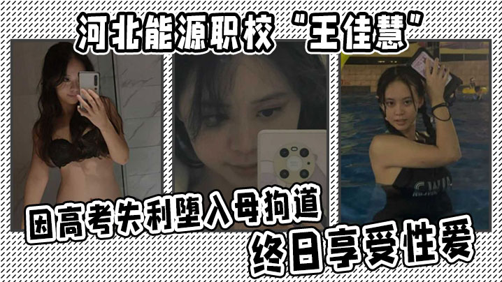 河北能源职校王佳慧因高考失利堕入母狗道终日享受性爱 HD