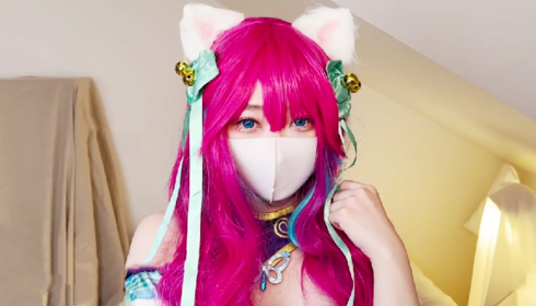 UGQU-513 劲爆网红美少女《柚子猫》九尾狐的精魄榨取内射蜜穴收集精魂成功