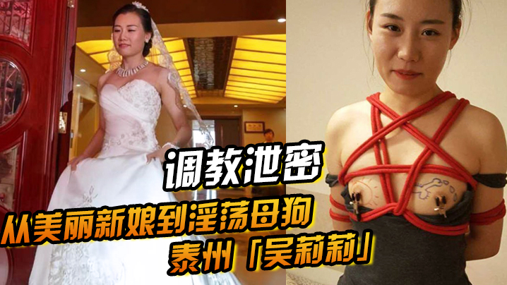 ZNWK-315 调教泄密从美丽新娘到淫荡母狗泰州吴莉莉的调教觉醒之路