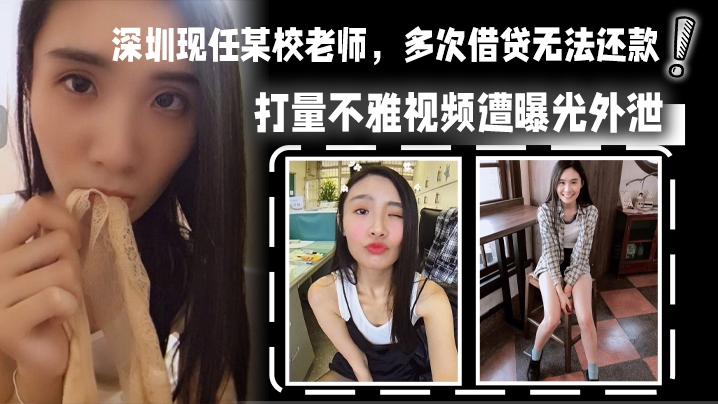 DZU-591 深圳现任某校老师多次借贷无法还款用身体相抵后仍未还清余款打量不雅视频遭曝光外泄海报剧照
